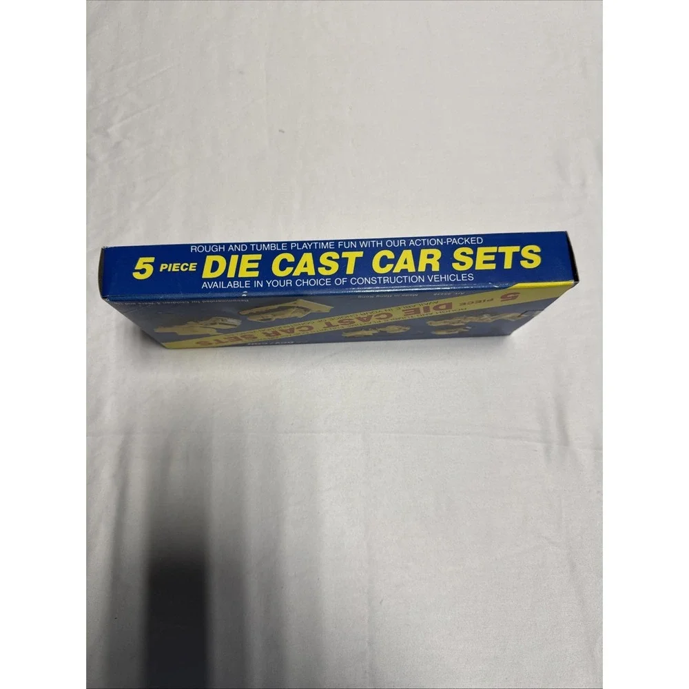 Vintage Die Cast Construction Vehicle 5 Piece Set